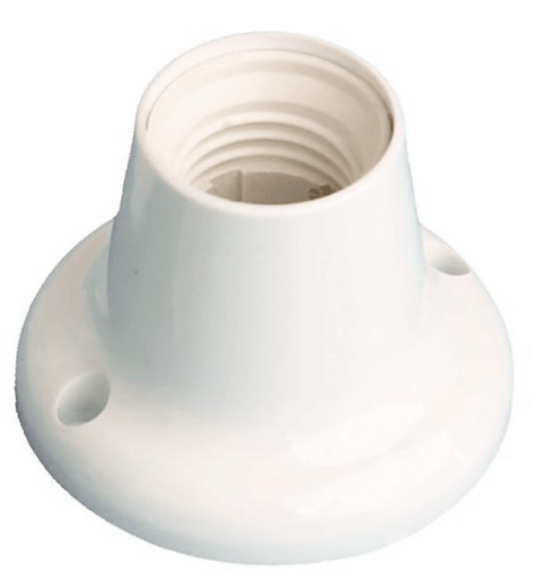 Suporte Reto E27 Branco – embalagem Normal ou Em Blister florida light solutions j florido