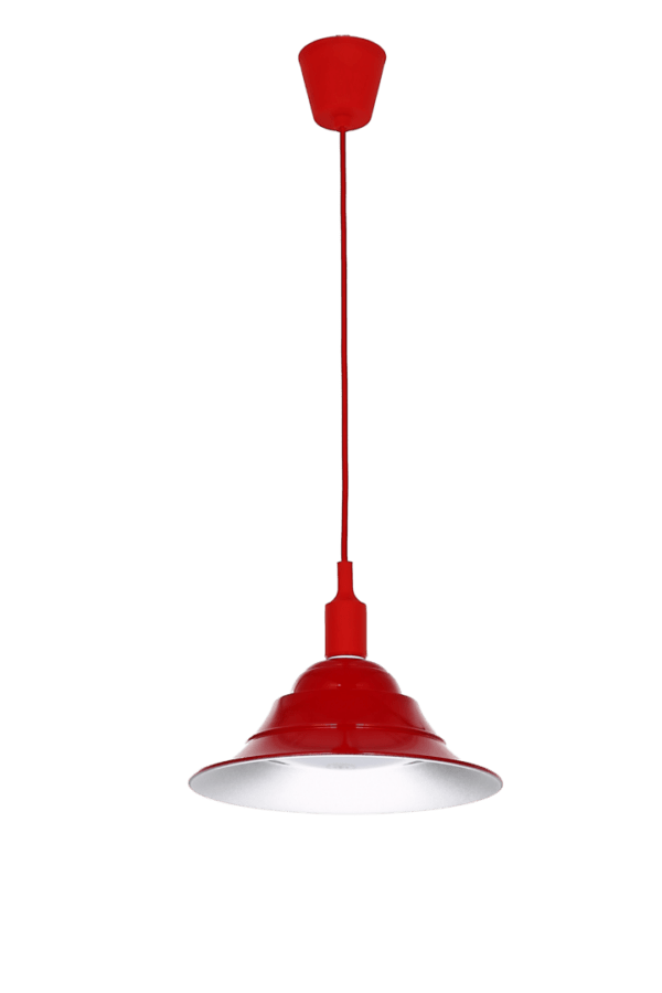 Campânula LED Decorativa 30W 4000K Vermelha florida light solutions j florido