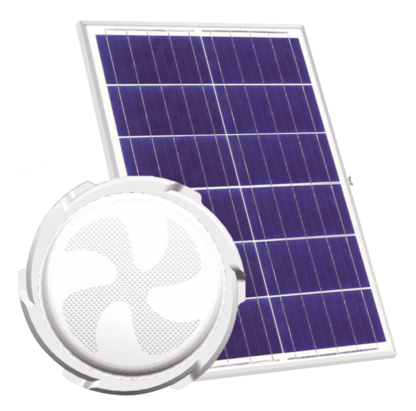 Plafon Solar 100W com Painel Fotovoltaico. Comando e Cabo de 5 metros- florida light solutions - j florido