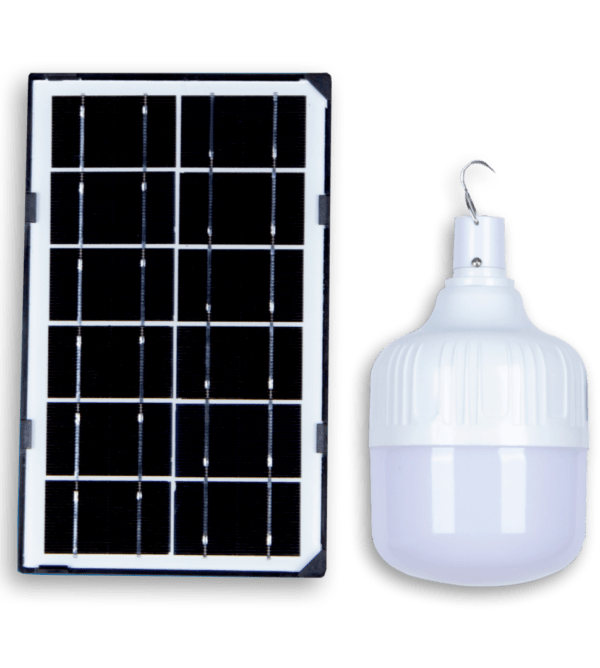 Plafon Solar 100W com Painel Fotovoltaico. Comando e Cabo de 5 metros- florida light solutions - j florido