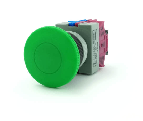Interruptor de Pressão Botão Verde Tipo Cogumelo (1 posição) florida light solutions j florido