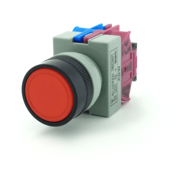 Interruptor de Pressão C/ Botão Vermelho (1 posição) florida light solutions j florido