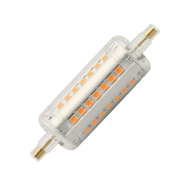 Lâmpada LED R7s 78mm 360ș 5W 2700K- florida light solutions - j florido