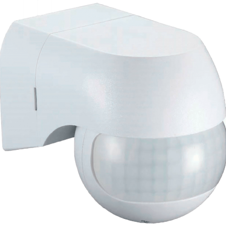 Detetor de Movimento Parede 180º Branco