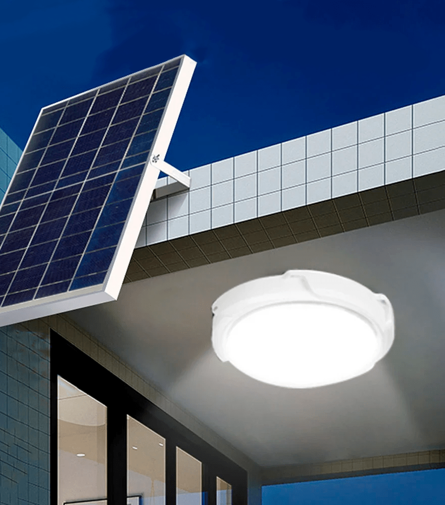 Exemplo instalação plafon solar