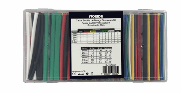 Caixa Sortida com Mangas 10cm, 6 Cores